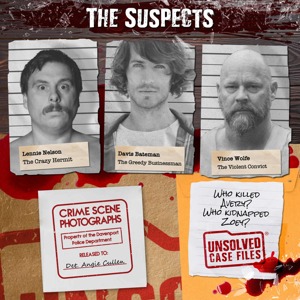 Unsolved Case Files Gardner Avery documents spread reveal newspaper clippings and records.