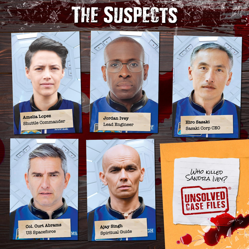Newspaper articles from Unsolved Case Files provide context to connect motives.