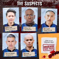 Newspaper articles from Unsolved Case Files provide context to connect motives.