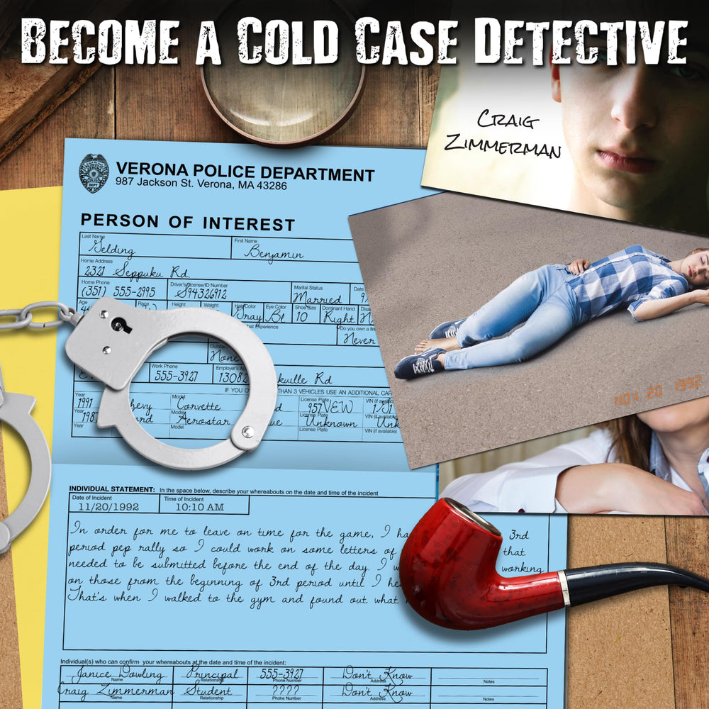 Unsolved Case Files suspect interrogations: evaluate alibis and motives.