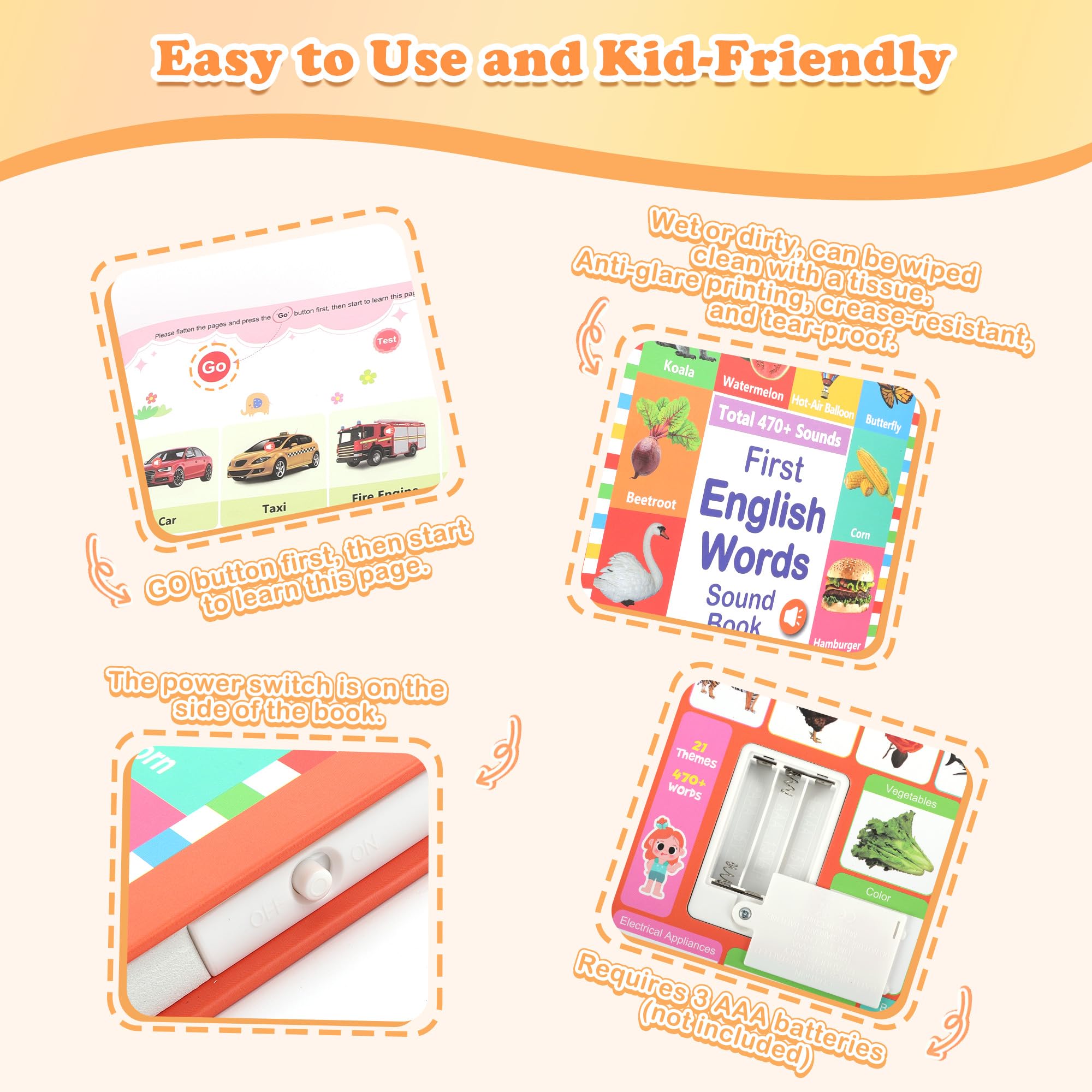 UOBODER foods theme illustrations support daily routines vocabulary.