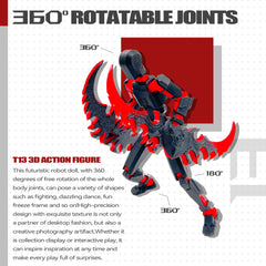 Uodofy T13 multi-jointed figure with accessories enables creative scenes