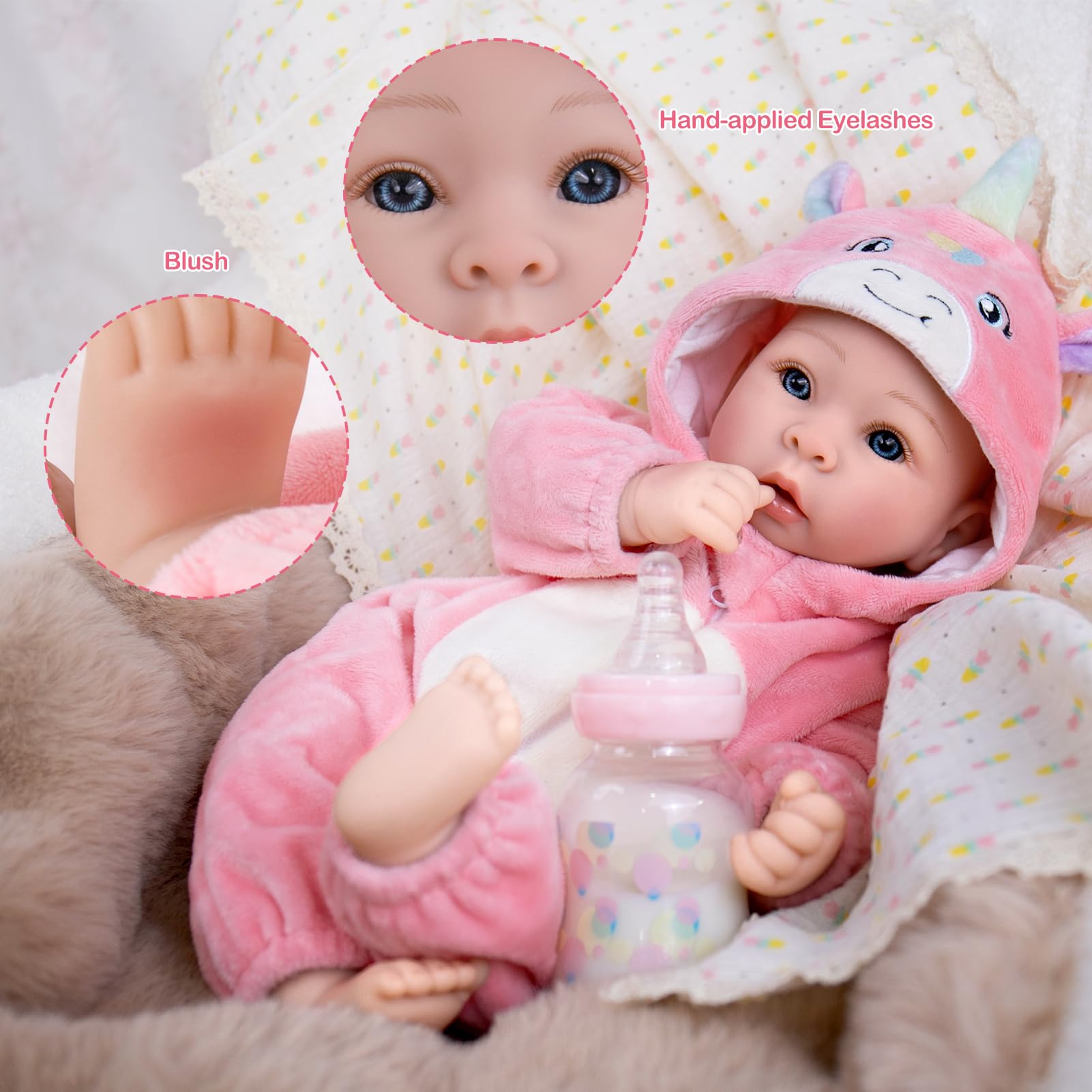UOFTKIZ baby doll outfit and birth certificate for storytelling
