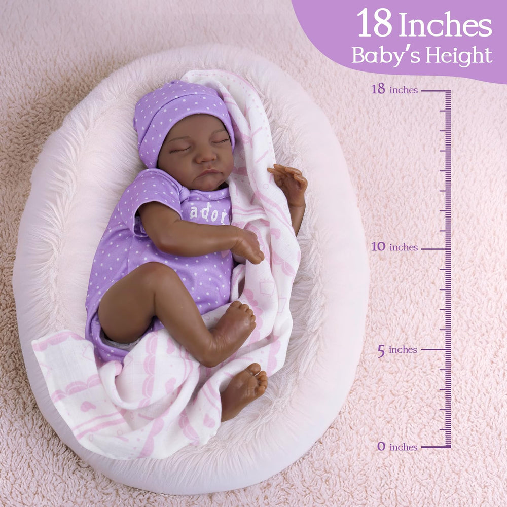 UOFTKIZ magnetic pacifier 18in doll adds lifelike interactions during playtime.