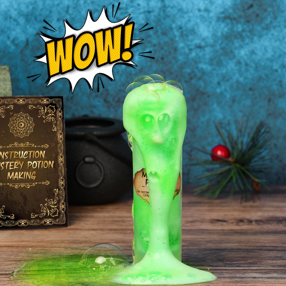 UOMTFAI magic potion bottles set enables easy color mixing for pretend chemistry.