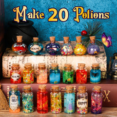 UOMTFAI purple crystals infuse magical energy into potions.