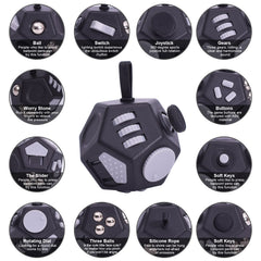 UOOEFUN mini fidget cube cap-type button section, quiet and discreet.