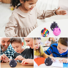 UOOEFUN mini fidget cube lotus stone and switch elements offer varied textures.
