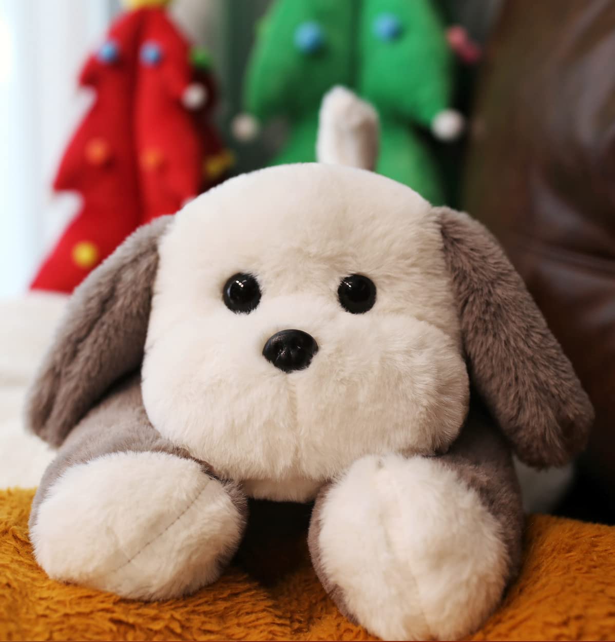 uoozii 16-inch weighted dog plush ready for hugs and calming moments.