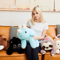 uoozii weighted plush delivers soothing pressure during restful moments.