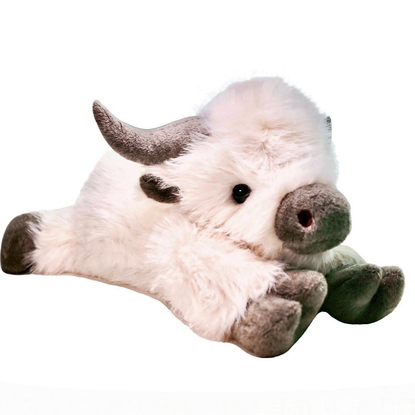 Durable design withstands daily cuddles, hugs, and play with the uoozii Highland Cow plush.