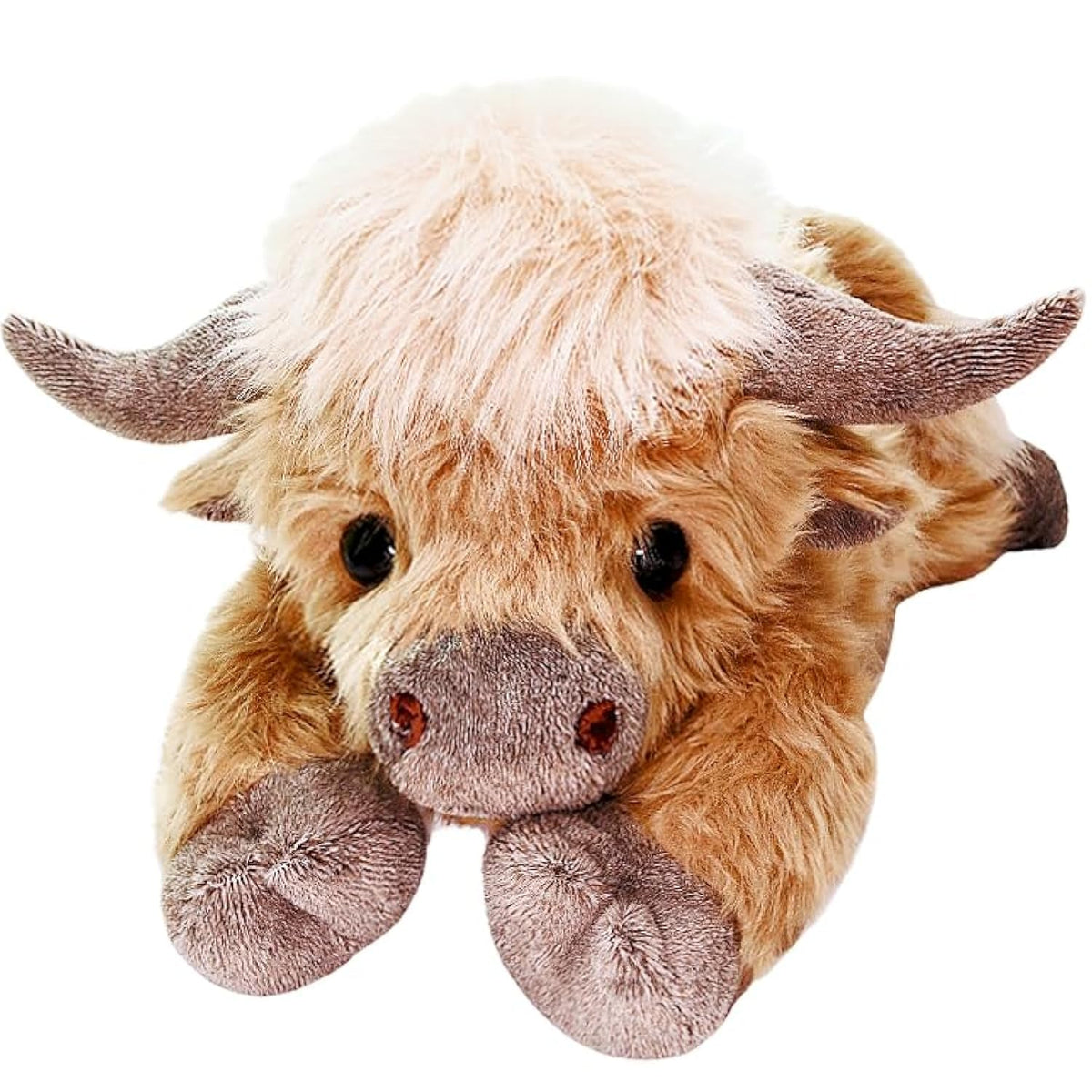 uoozii Highland Cow weighted plush 20in offers a comforting hug for relaxation
