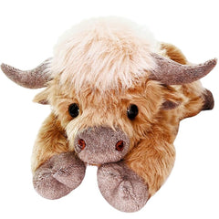 uoozii Highland Cow weighted plush 20in offers a comforting hug for relaxation