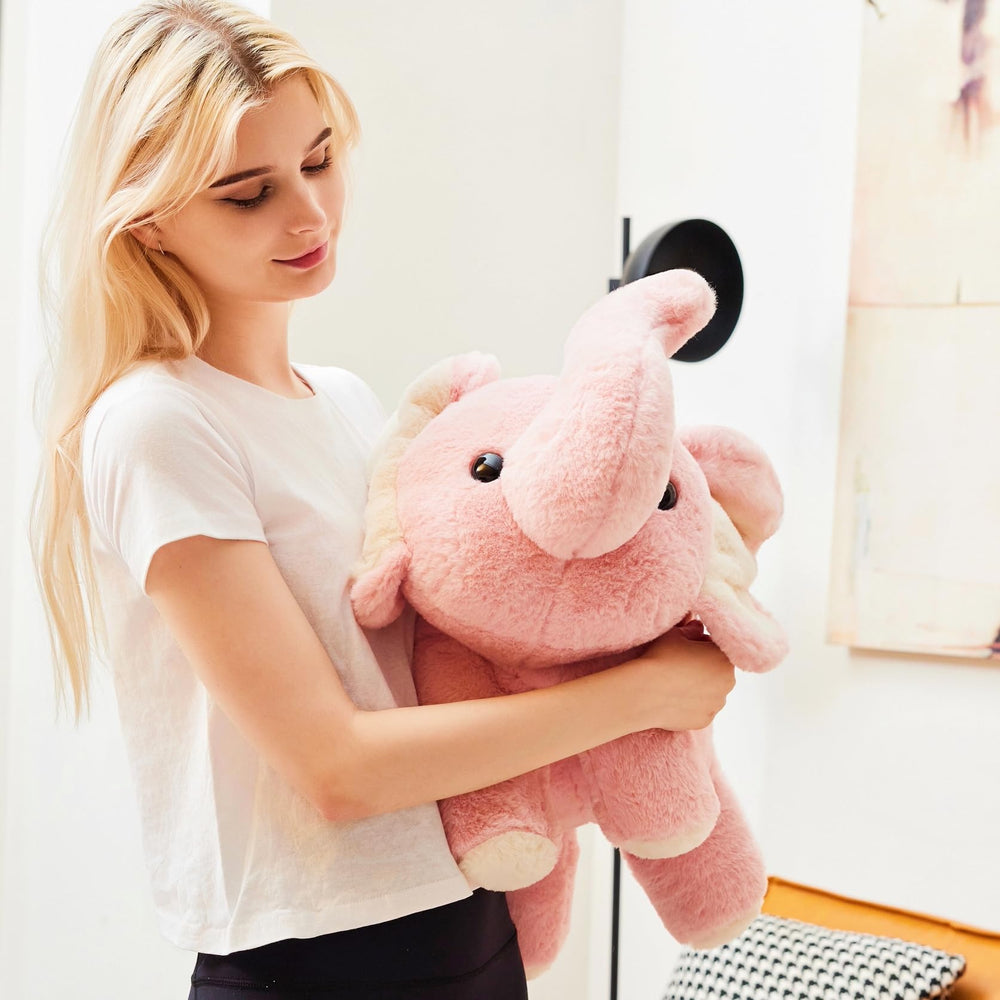 uoozii pink elephant removable cover shown for easy cleaning