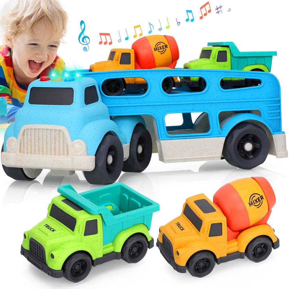 UOYLEYVN transport truck for toddlers with durable, easy-to-push design for imaginative play