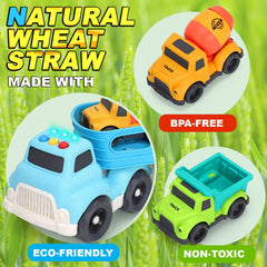 UOYLEYVN wheat straw-material toy highlighting natural, eco-friendly material and safe handling