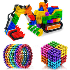 Update 521PCS desk fidget toys model assembly illustrates forming varied desk sculptures.
