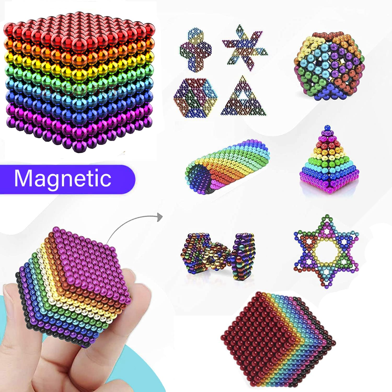Update 521PCS desk fidget toys portable storage keeps your workspace tidy and ready.