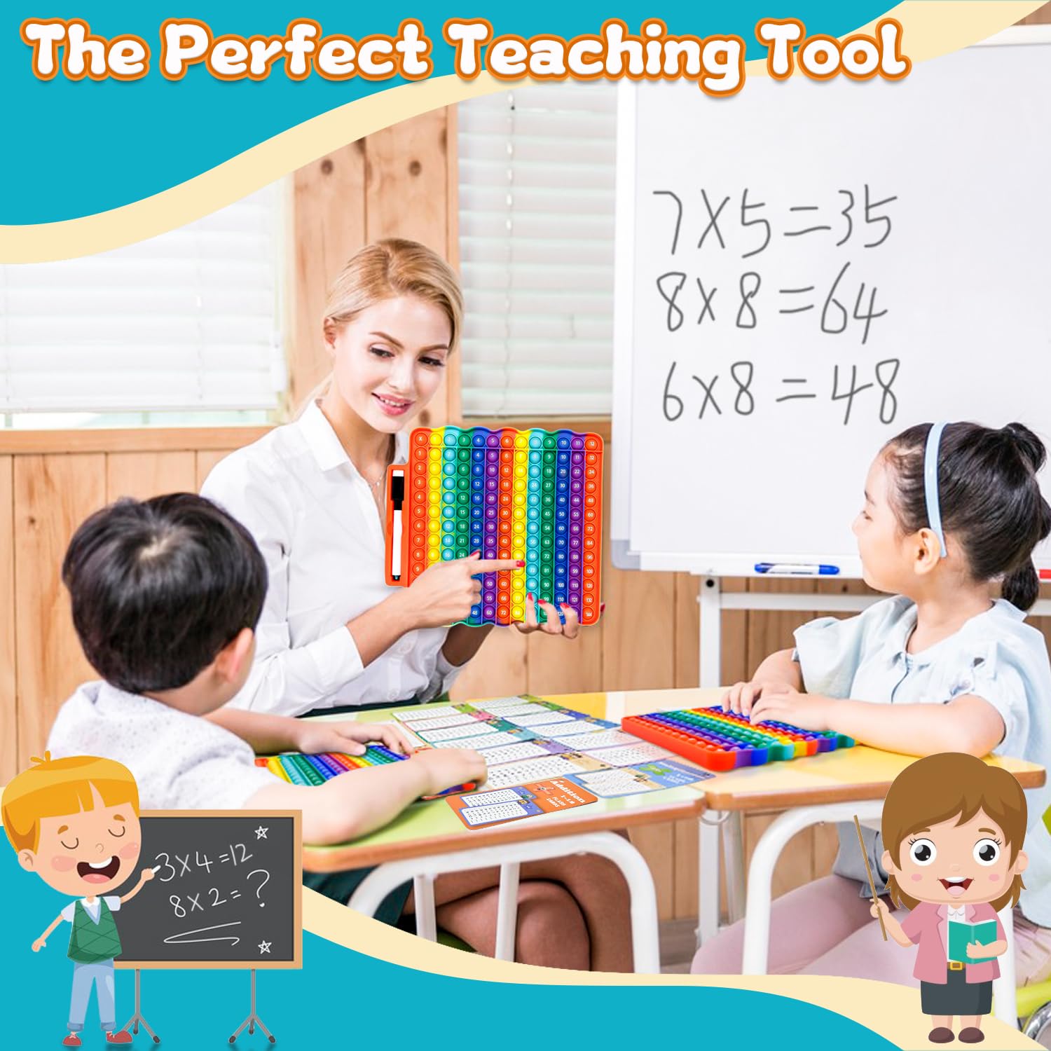 UPDOPEF binder ring keeps flash cards organized for homeschooling