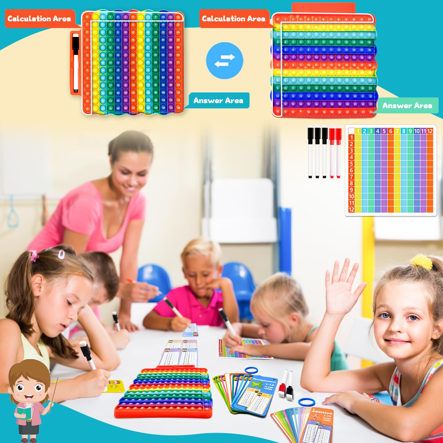 UPDOPEF multiplication flash cards bundle for classroom activities