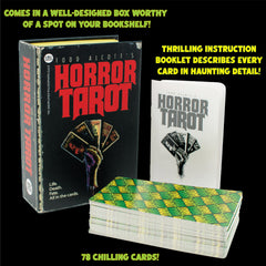 Instruction book with eerie, concise explanations for each card