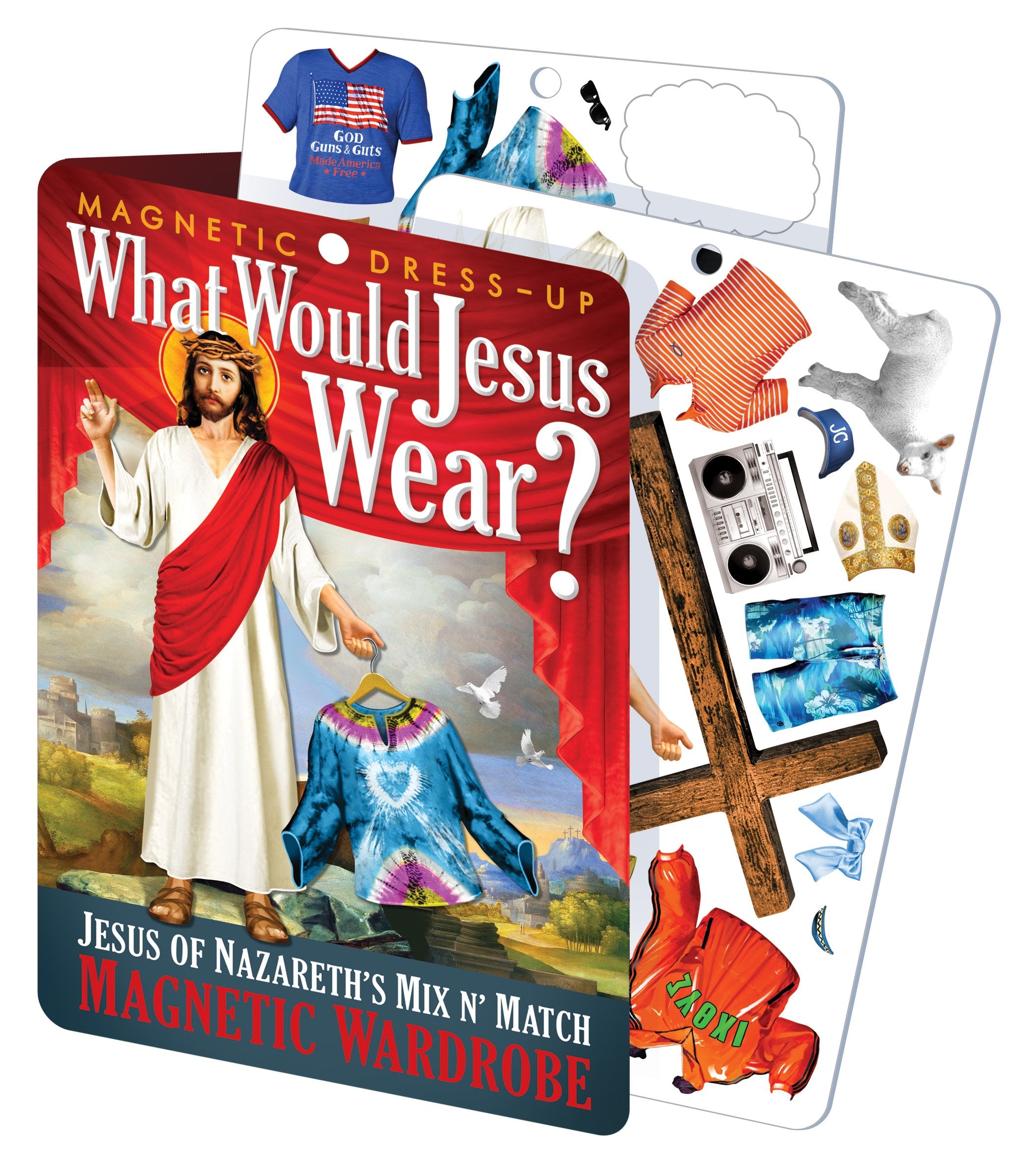The Unemployed Philosophers Guild magnetic wardrobe pieces for fridge dress-up play