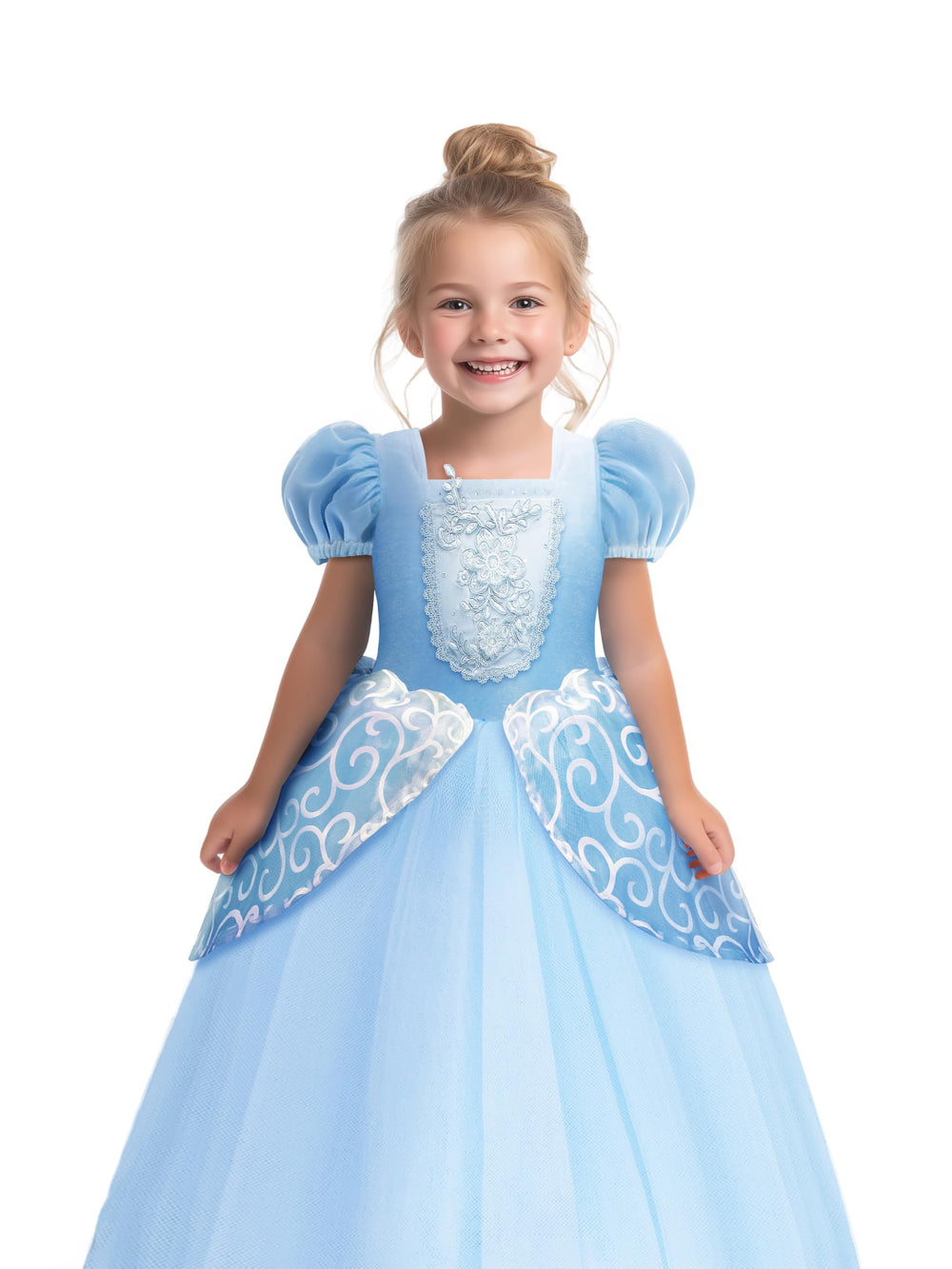 UPORPOR princess dress app remote control for easy color choices.