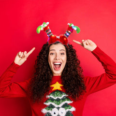 URATOT LED headband with switch-on lights is easy to use.