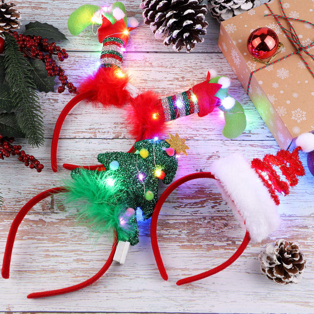 URATOT one-size-fits-most LED headband for teens and adults.