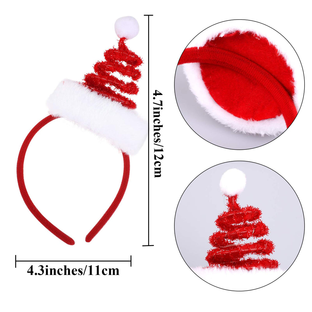 URATOT spiral tree LED headband adds dynamic glow for parties.
