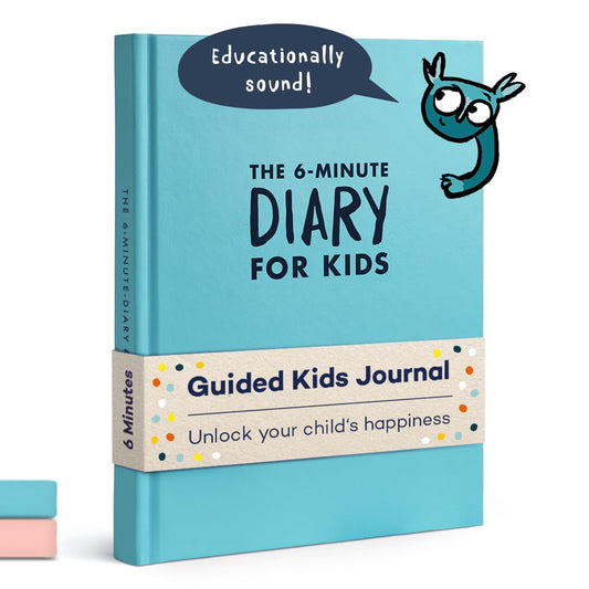 UrBestSelf 6-Minute Kids Diary cover design inviting curiosity and daily reflection.