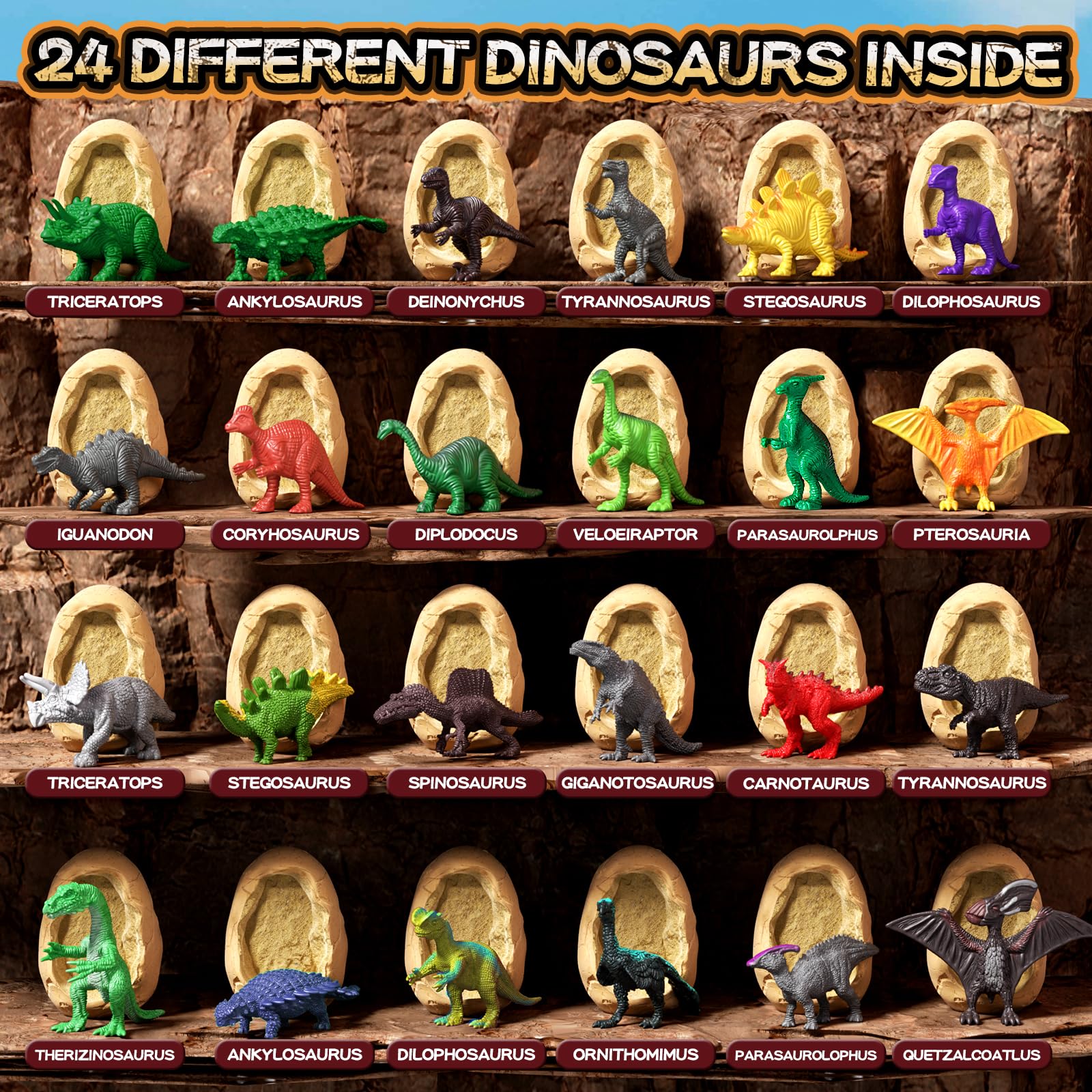 Uregoio magnifier lets kids inspect tiny dinosaur details up close.