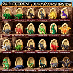 Uregoio magnifier lets kids inspect tiny dinosaur details up close.