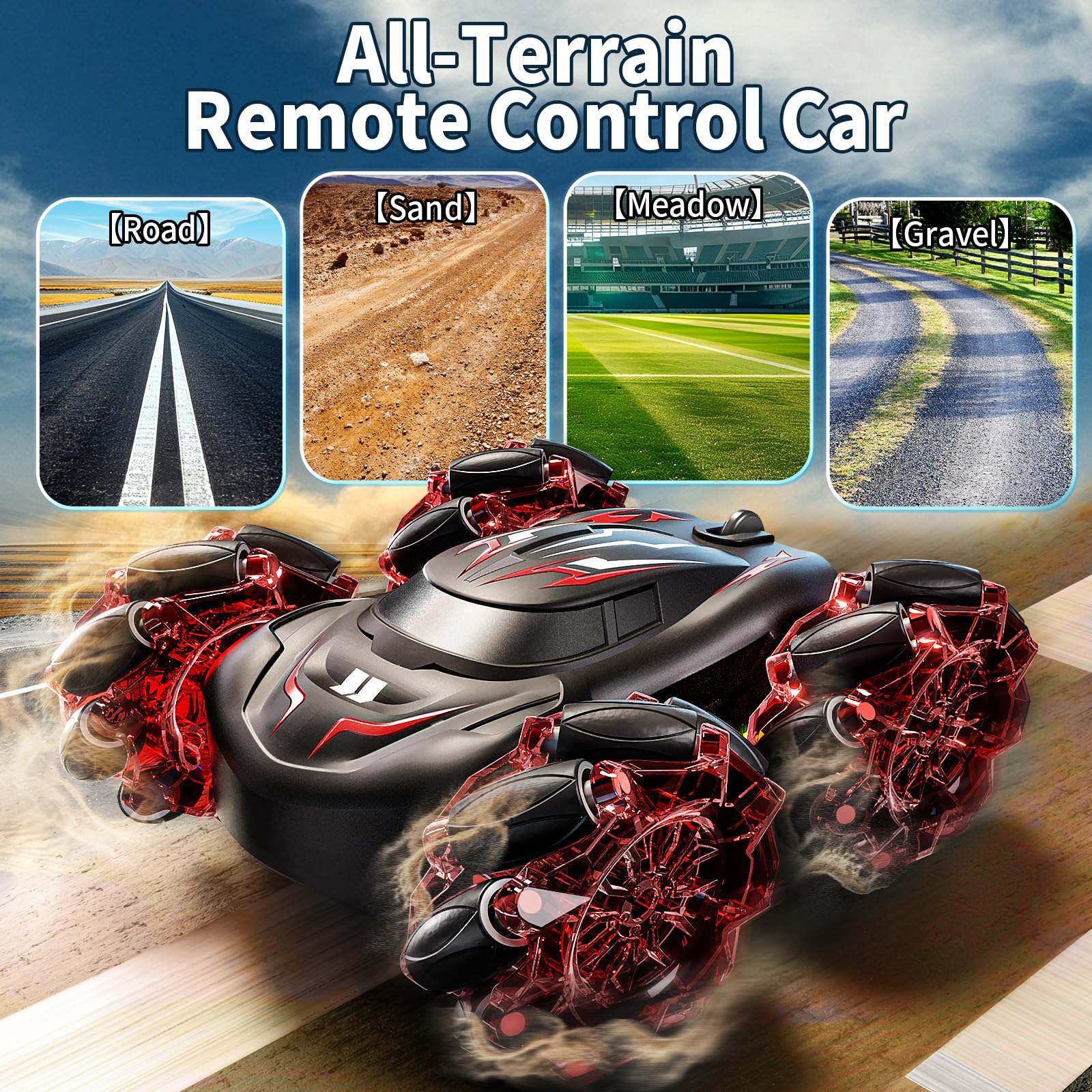 Uregoio 360-degree rotation opens up dramatic stunts and smooth turns.