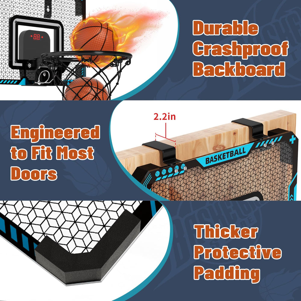 Easy, drill-free door mount for the Uregoio hoop