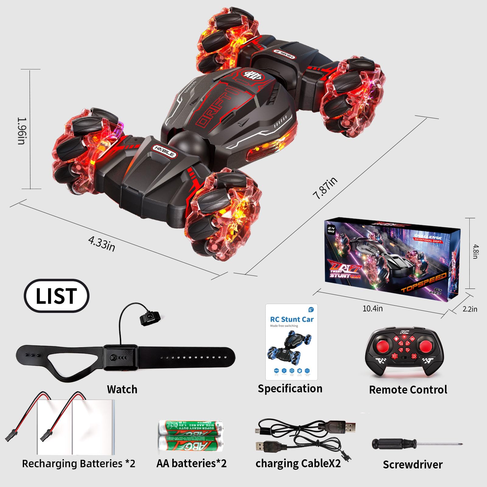 Uregoio gift-ready RC car for kids' active play and creativity