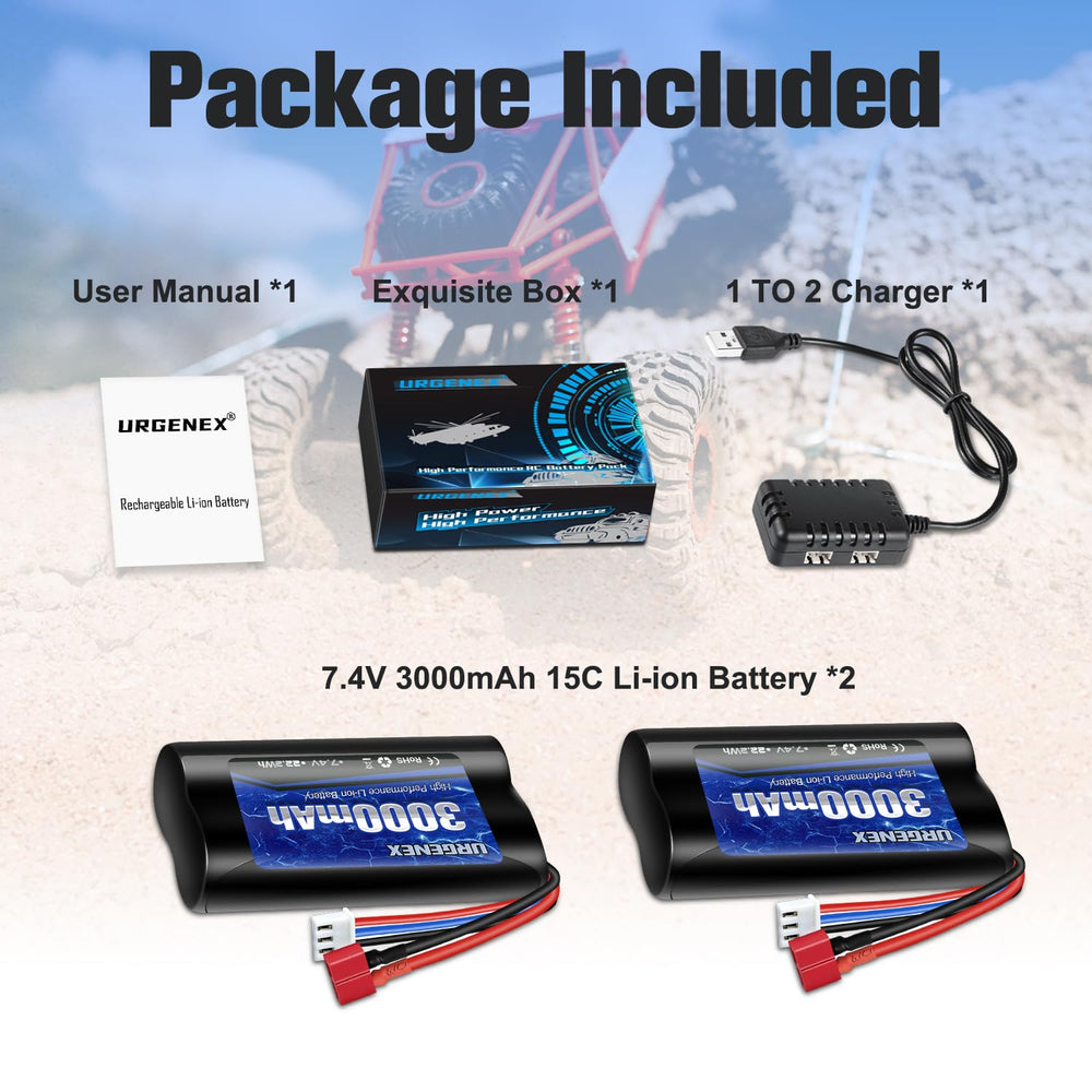 URGENEX compatible with WLtoys and 1/16 RC models.