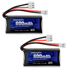 URGENEX FCX24 battery body highlighting compact size for lightweight RC cars.