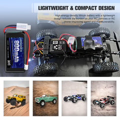 Approximately 46 g weight for balanced RC setups.