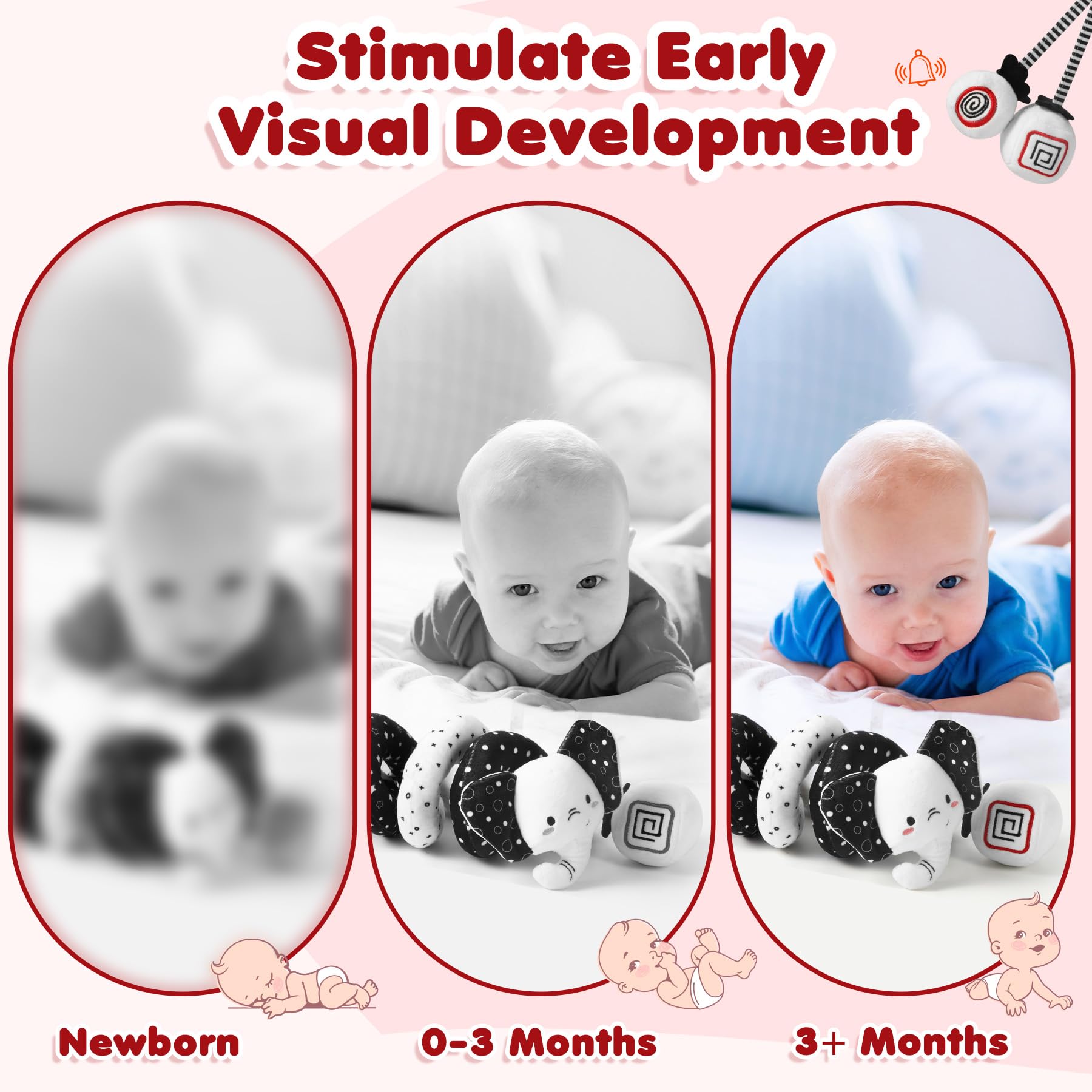 URMYWO soft cotton plush is gentle against delicate baby skin.