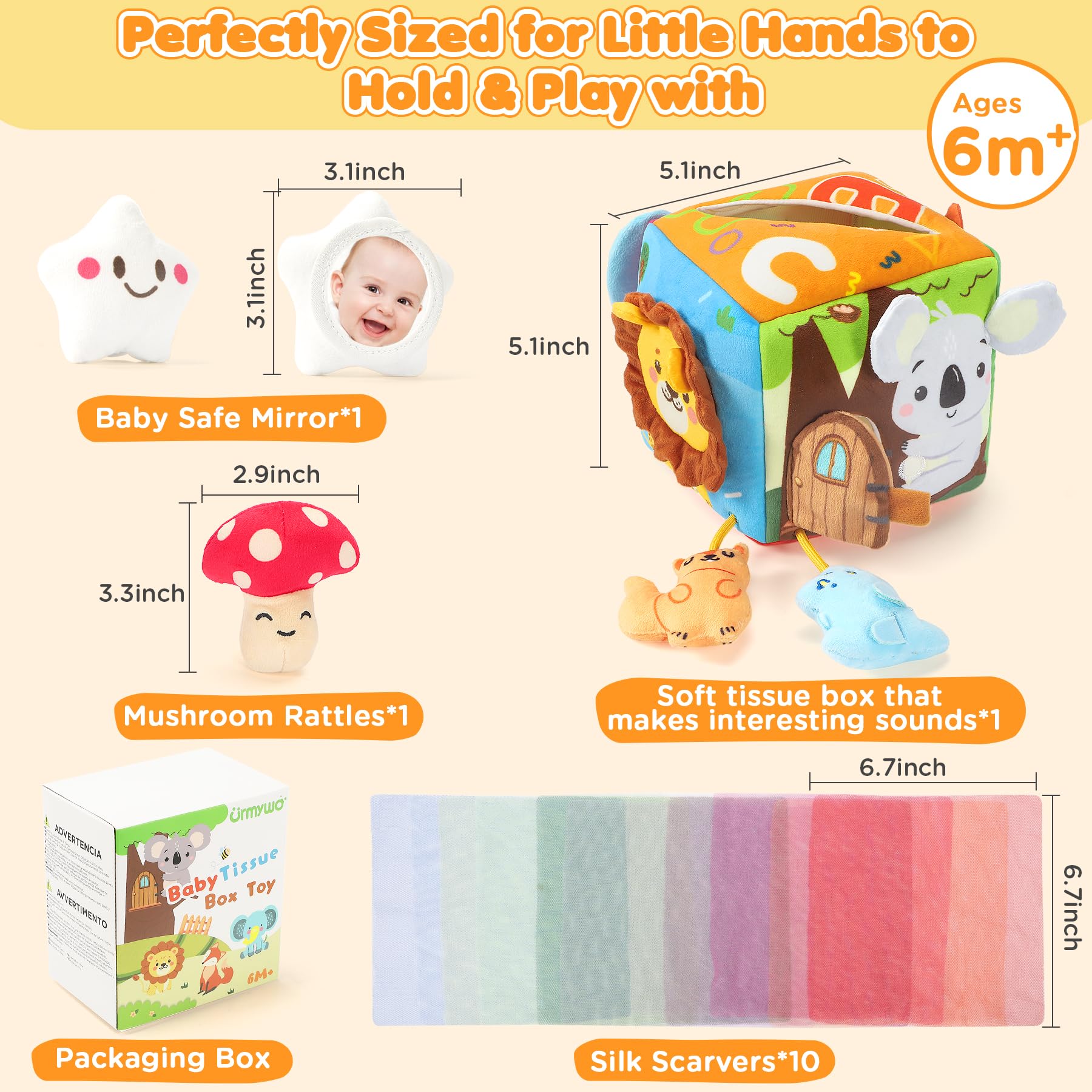 URMYWO compact design fits small hands for portable play