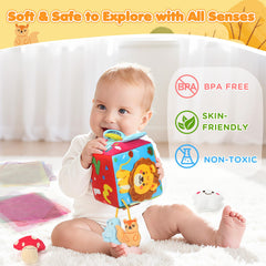 URMYWO soft safety mirror helps babies explore self-view and facial awareness