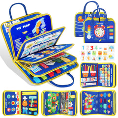 URMYWO Busy Board 12 pages of varied activities for toddlers