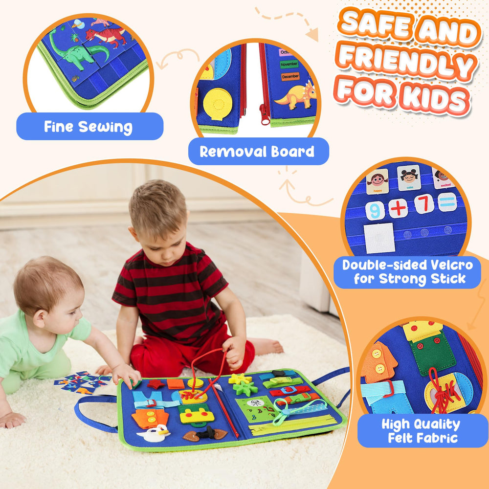 URMYWO Toddler Busy Board arrives gift-ready for birthdays or holidays.