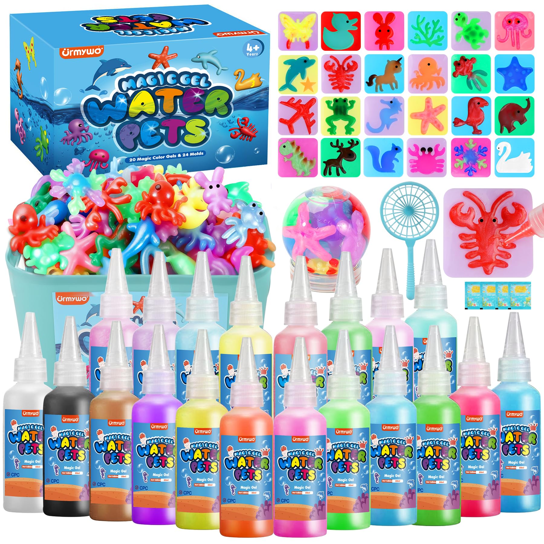 URMYWO Magic Water Elf Toy Kit packaging for easy craft setup
