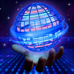 UROINT Flying Orb Ball glowing galaxy lights during play for kids.