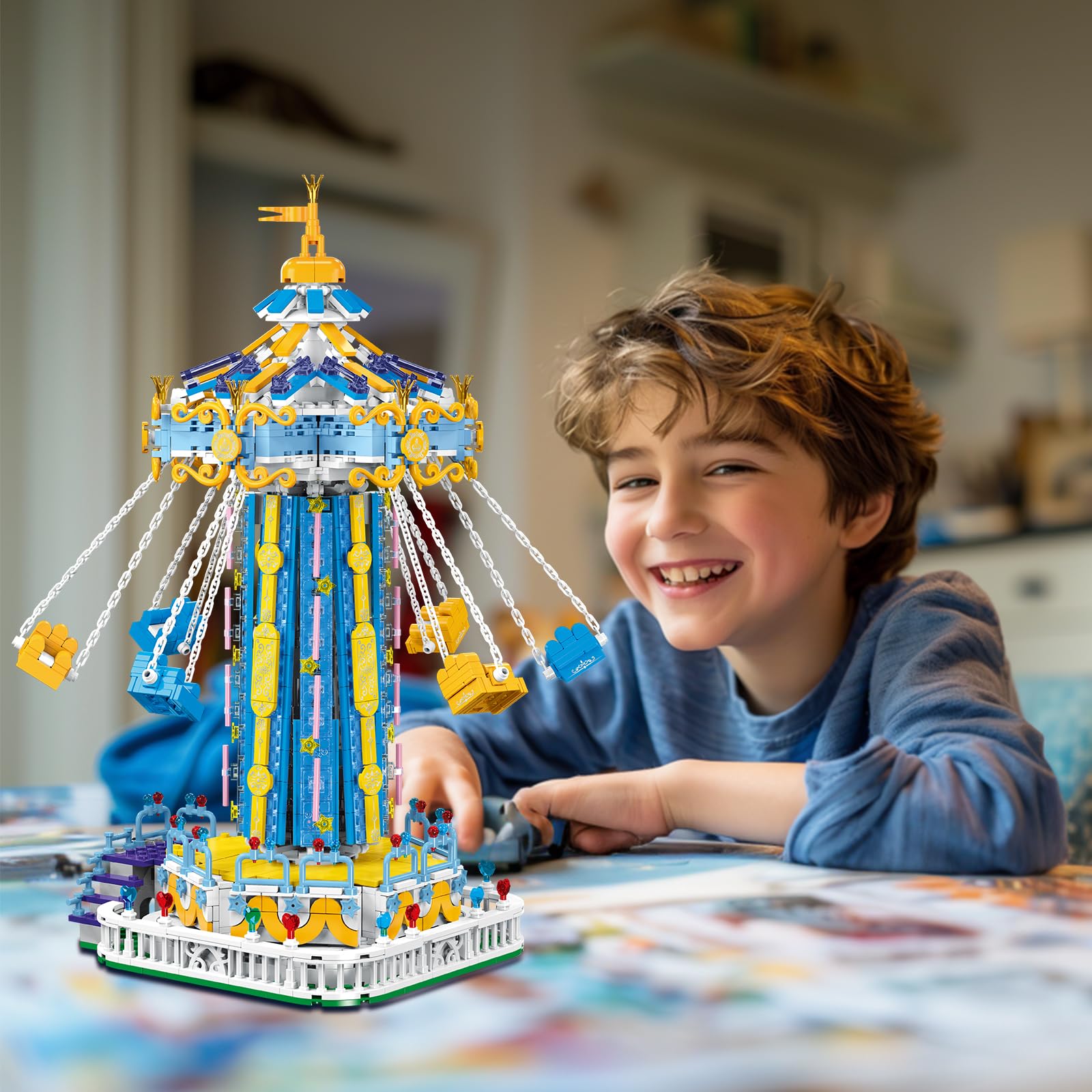 UROINT Swing-Ride motor mechanism powers automatic rotation for dynamic play