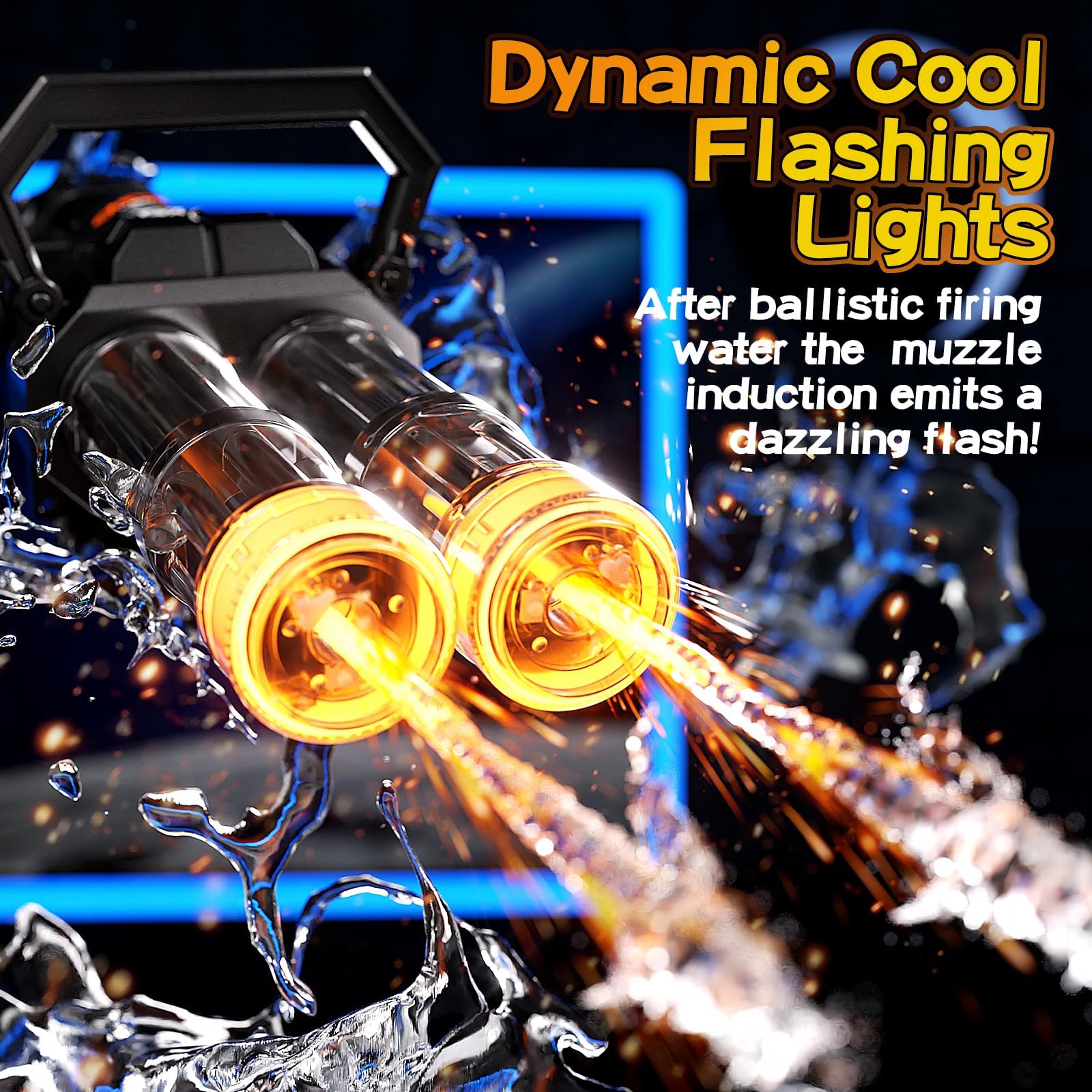 Uregoio Gatling offers automatic continuous fire for effortless spraying.
