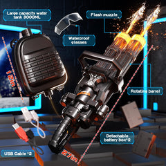 Uregoio Gatling durable, leak-proof design for beach, pool, or backyard battles.