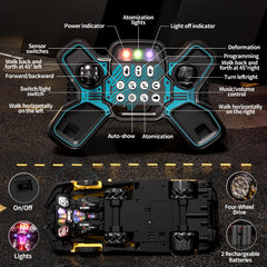 Uregoio RC Car close-up design highlights futuristic aesthetics.